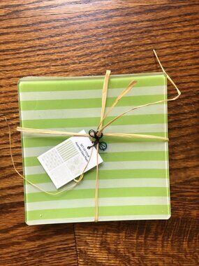 Glass appetizer plates